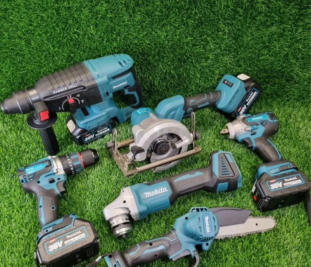 Набор аккумуляторного инструмента Makita 6 в 1 (фабричная реплика)