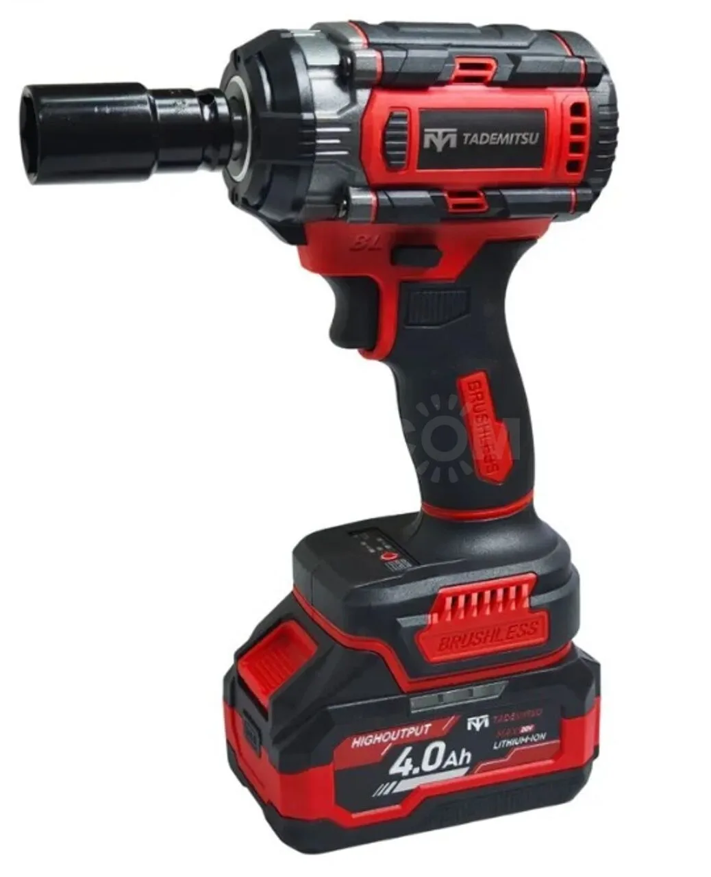 Гайковёрт аккумуляторный ударный Tademitsu TDM-550, 550 Н·м