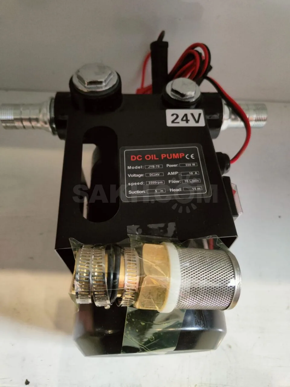 Насос для перекачки топлива, тех. жидкостей 12v/24v. 550W
