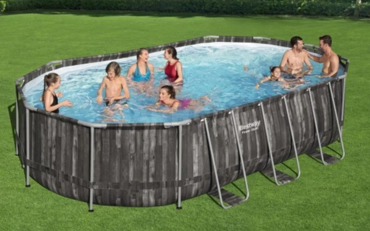 Каркасный бассейн Bestway 5611R 610х366х122см, ф.н.5м3/ч, лест.тент-Л