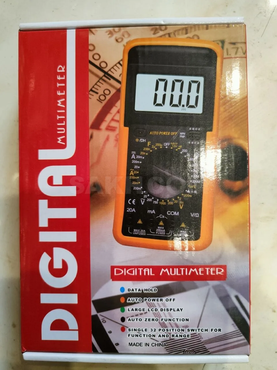 Мультиметр цифровой dt9205a