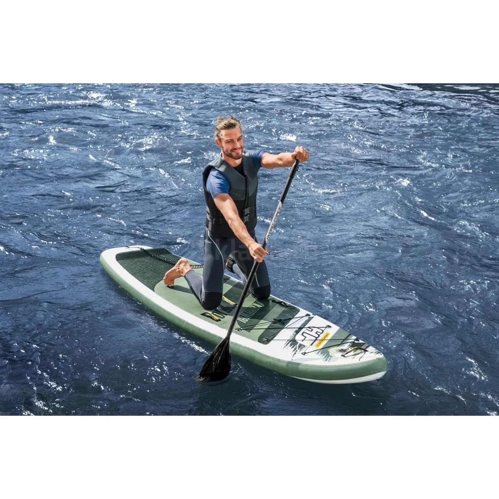Bestway 65308 SUP-доска "Kahawai" 310x86x15см, насос, весло, лиш, ремнабор, сумка, до 140кг
