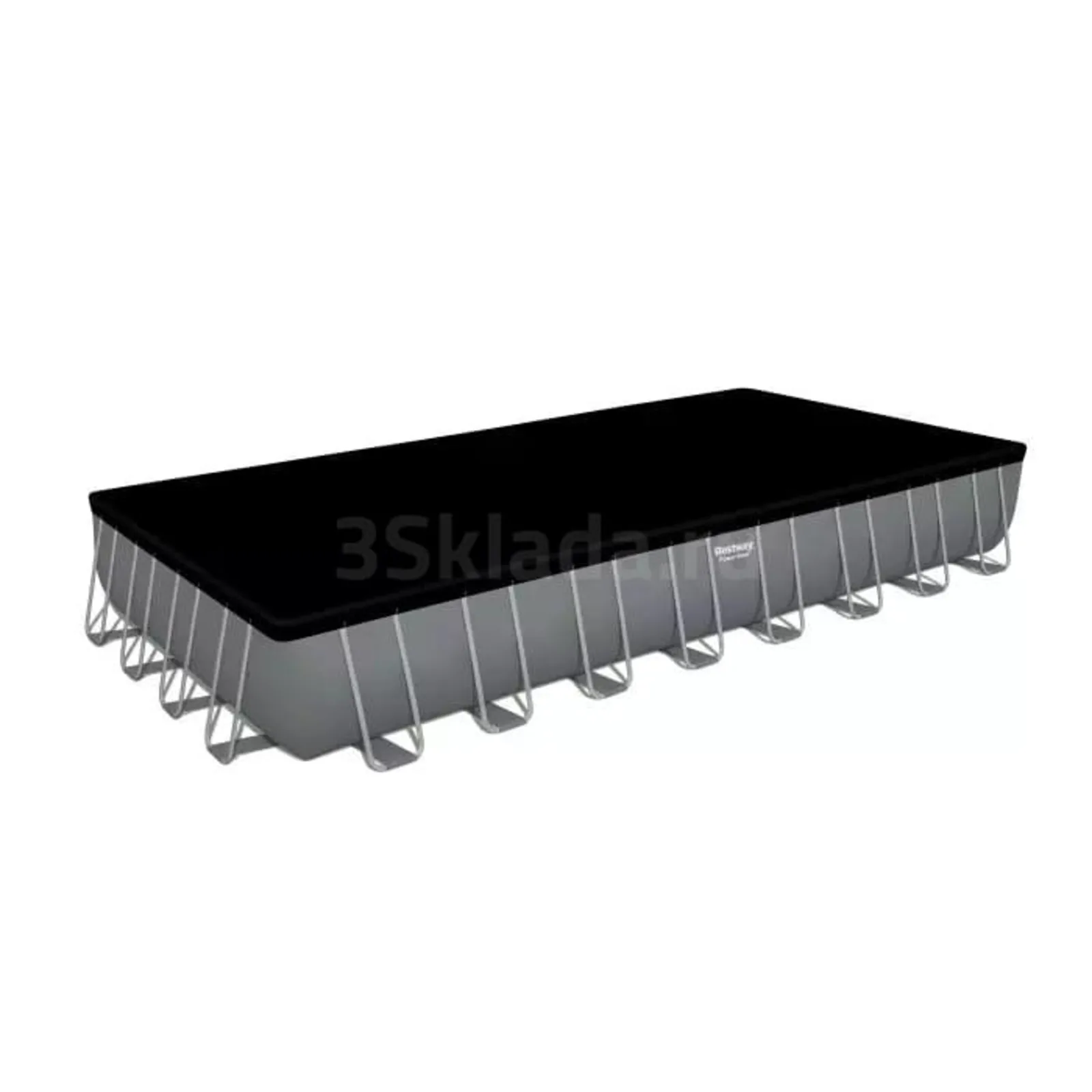 Bestway 56623 Каркасный бассейн Power Steel 956х488х132см, 52231л, песч.фил.-нас. 8327л/ч, лестн., тент, попл.-доз