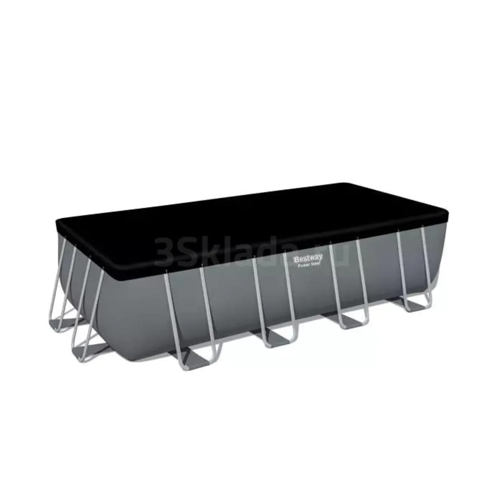 Bestway 5619Q Каркасный бассейн Power Steel 549х274х132см, 16477л, песч.фил.-нас. 5678/ч, лестн., тент, попл.-доз.