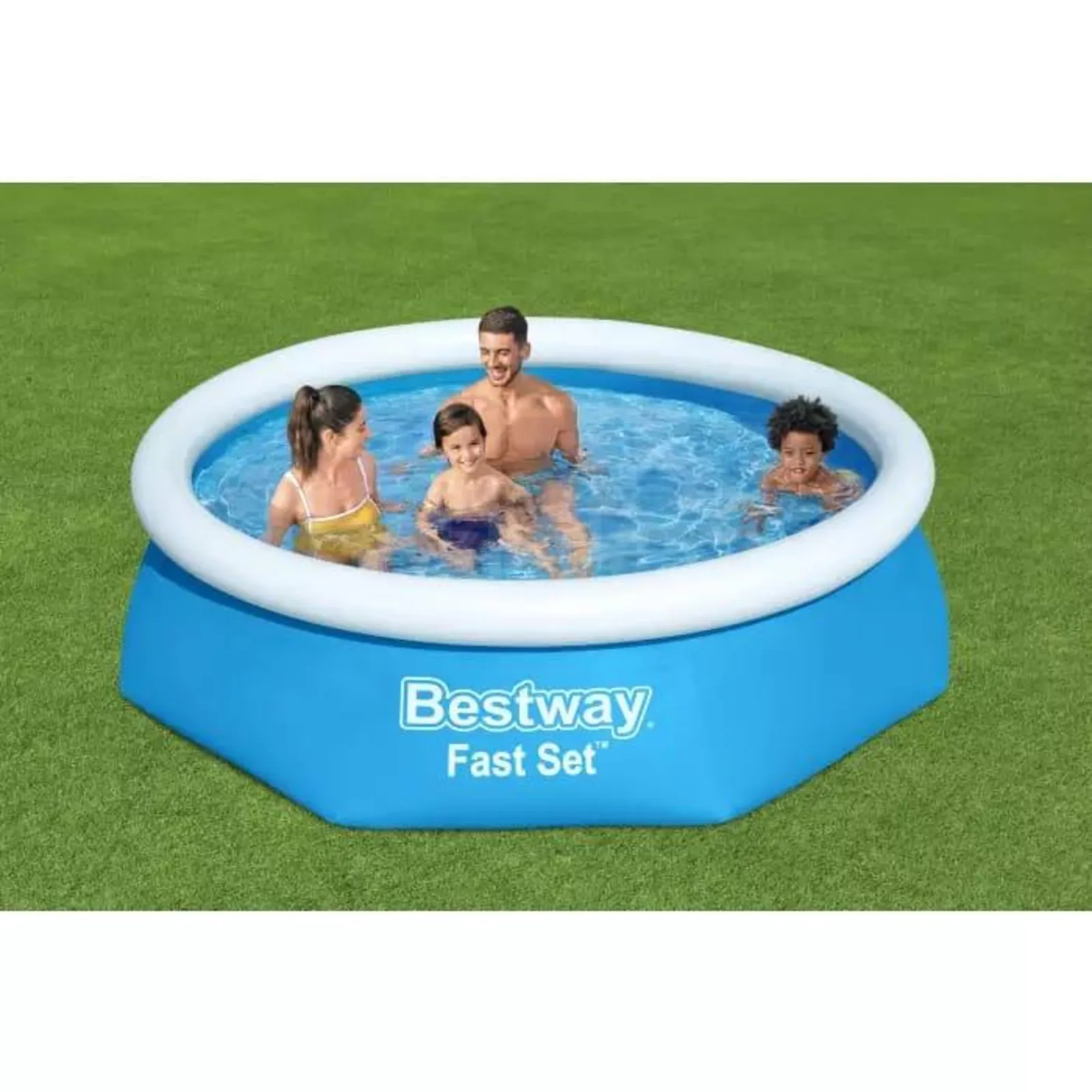 Bestway 57450 BW Бассейн Fast Set 244х61см, 1880л, фил.-насос 1249л/ч
