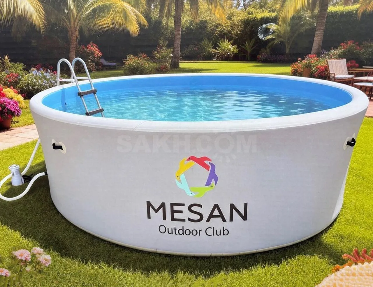 Жесткий САП-бассейн Mesan Drop Stitch 366×122 см с комплектом