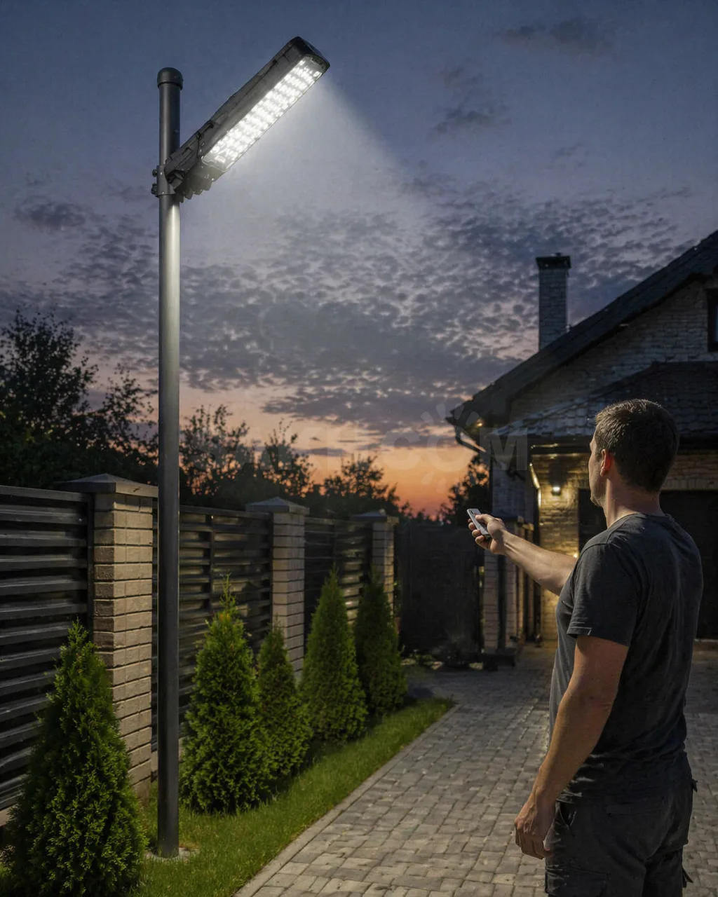 Уличный солнечный светильник Solar Light GD1000T, 60×33 и 80×33 см