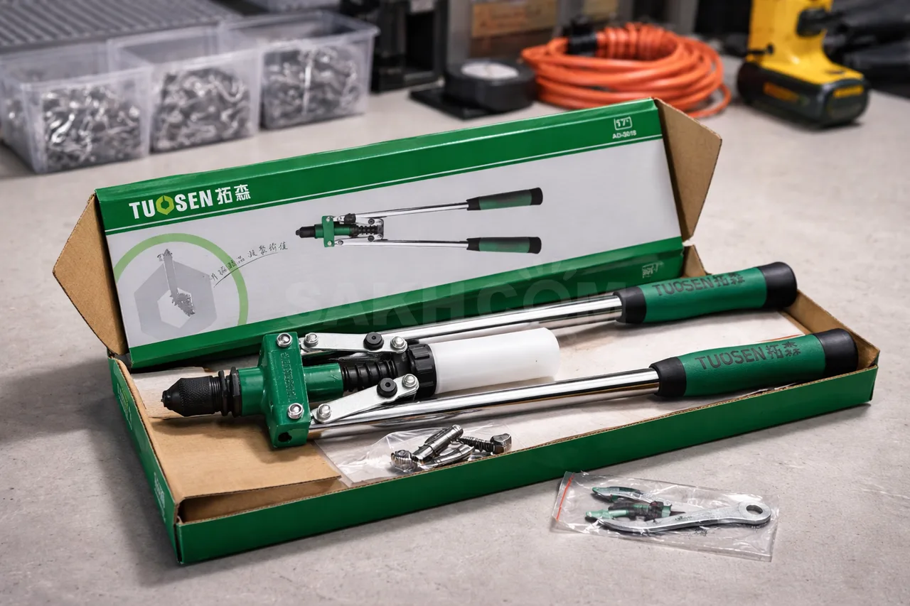 Заклепочник двуручный tuosen 17″ усиленный