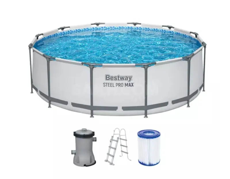 Бассейн каркасный Bestway 56418, 366х100см ф.н, лестн. D