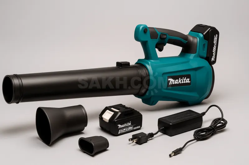 Аккумуляторный воздуходув Makita 600W 21V (2 аккумулятора)