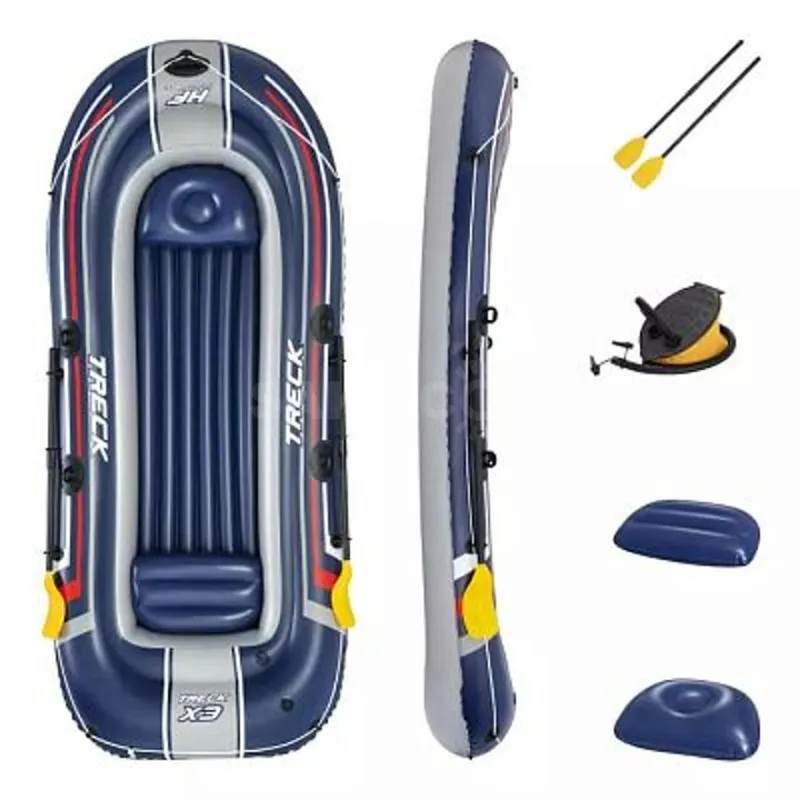 Надувная лодка "Treck X3" 307х126см, вёсла, насос, до 270кг-Л