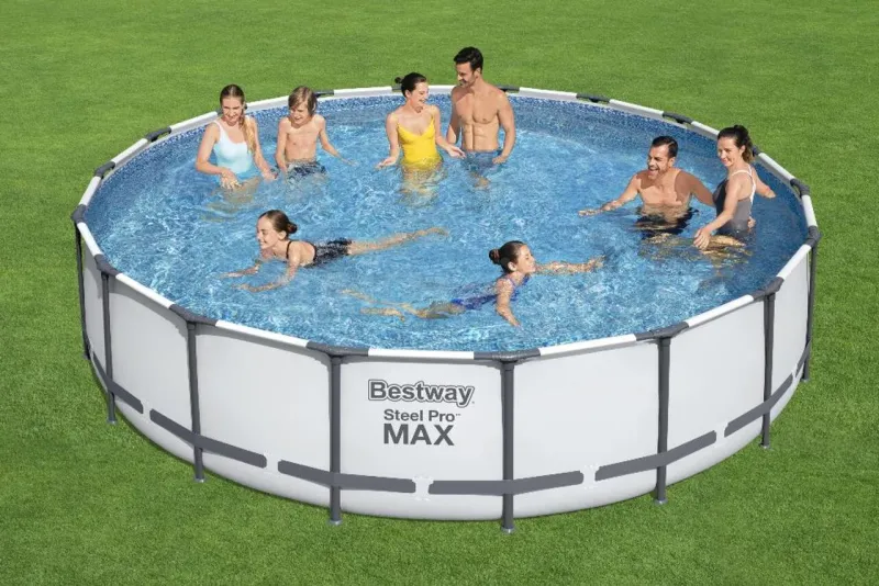 Каркасный бассейн Bestway 56462 549х122см, 23062л, лест, тент-D