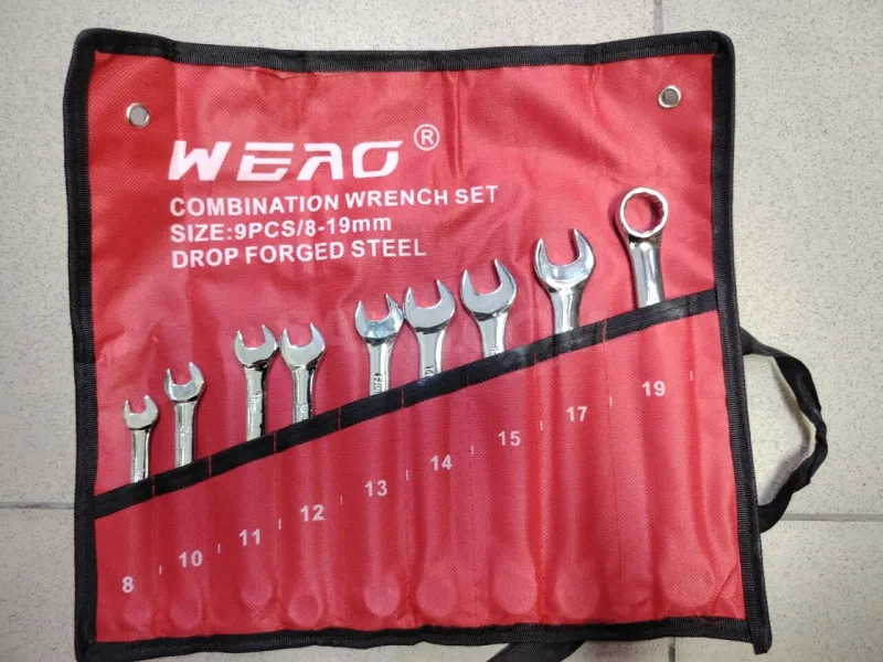 Набор комбинированных ключей WEAO 8–19 мм, 9 шт