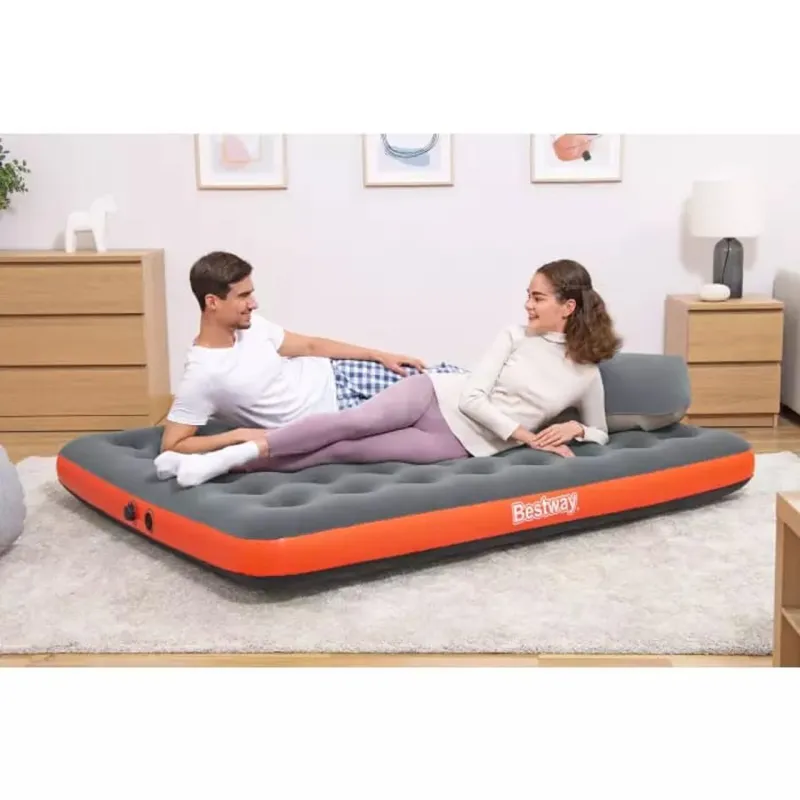 Bestway Надувной матрас 152х203х22см "Roll & Relax" с сумкой-насосом