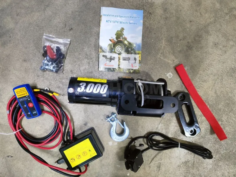 Лебёдка 12V Electric Winch 3000 LBS, 1361кг, Квадроцикл/снегоход