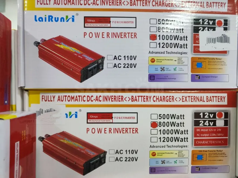 Преобразователи напряжения LaiRunH с 12/24 на 220V