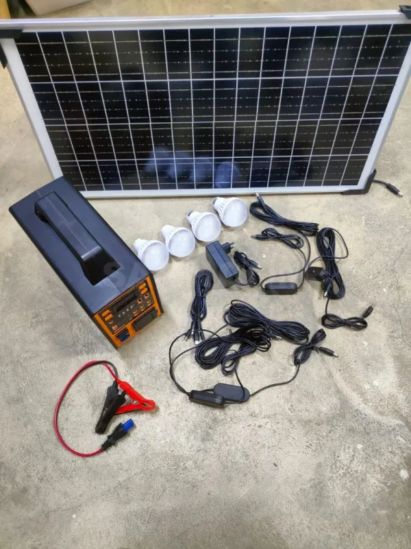 Портативная электростанция 150W + Солнечная панель, 12/220V