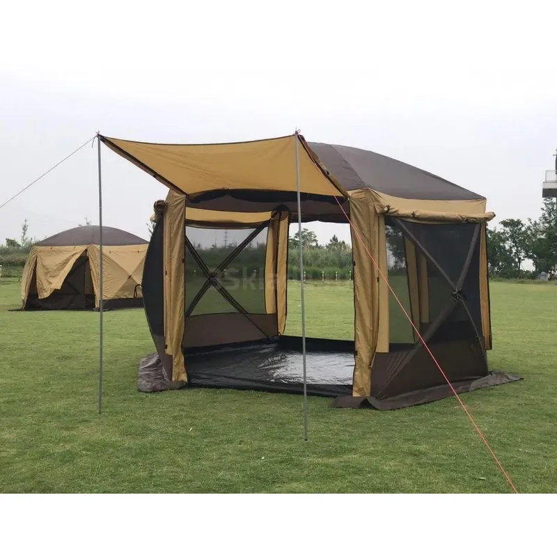 Быстро разборный шестиугольный шатер mir camping 2905TD