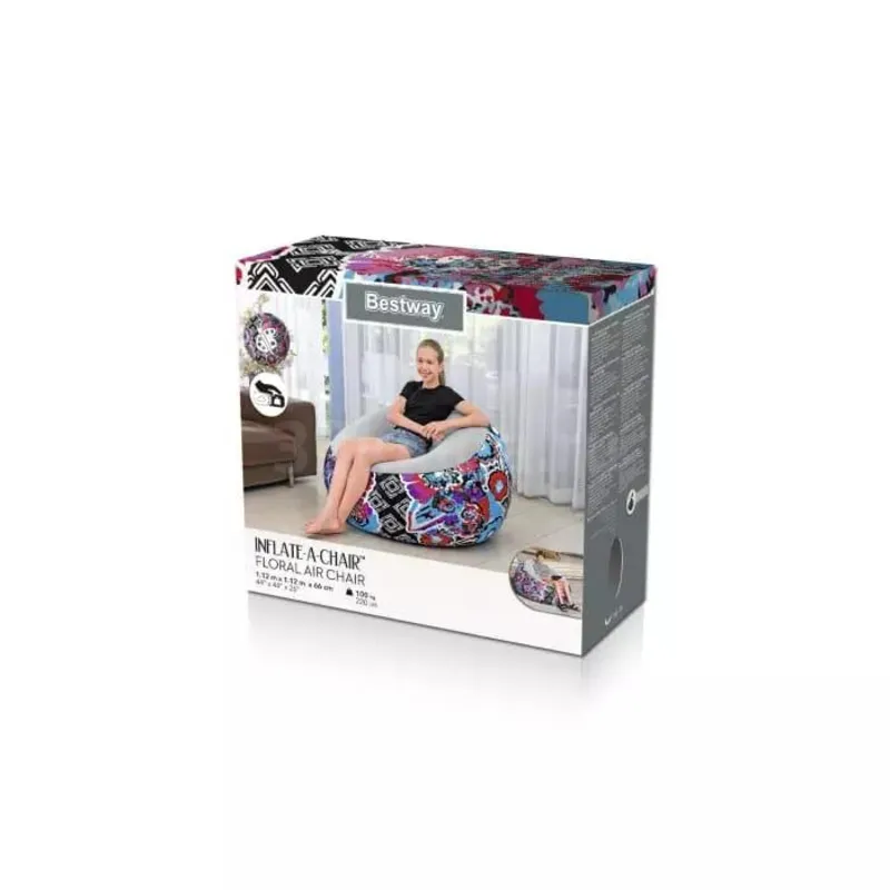 Bestway детское Надувное кресло 112x112x66см