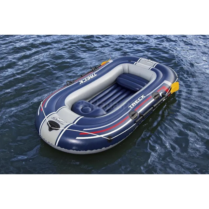 Bestway 61068 BW Надувная лодка "Treck X2" 255х127см, вёсла 62015, насос 62023, до 225кг