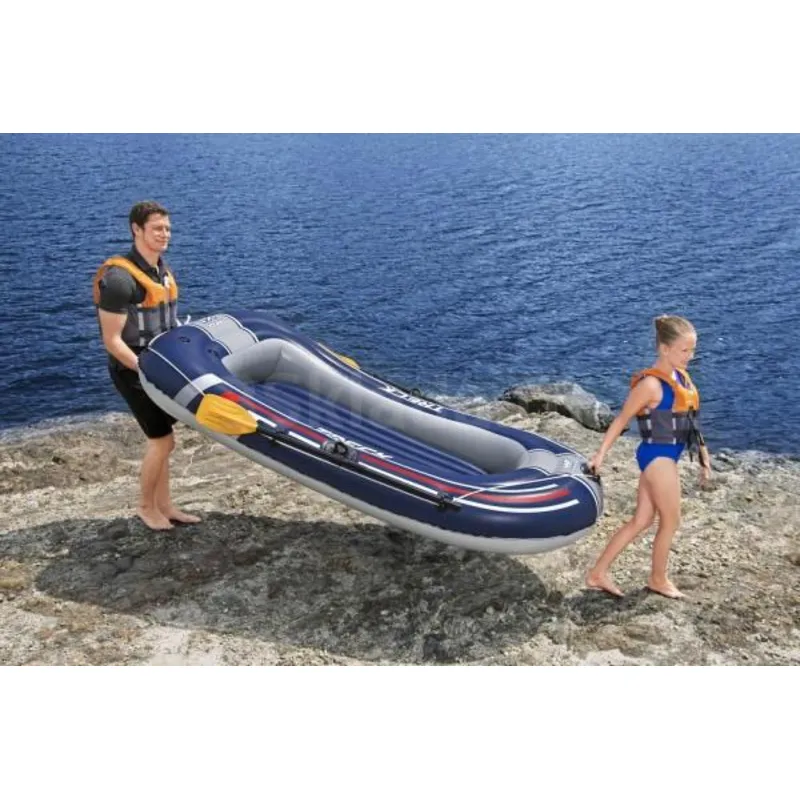 Bestway 61083 BW Надувная лодка "Treck X1" 228х121см, вёсла 62015, насос 62023, до 170кг