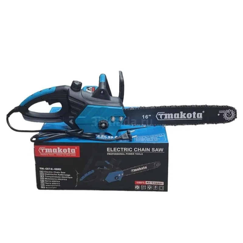 Пила цепная электрическая TMAKOTA 2200w/16* шина 40.5см