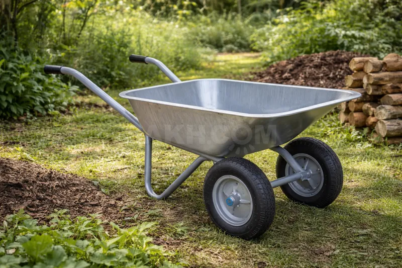 Тачка двухколесная усиленная 140 л до 220 кг